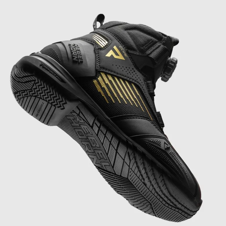 Buty krótkie REBELHORN CORE BLACK/GOLD czarny złoty