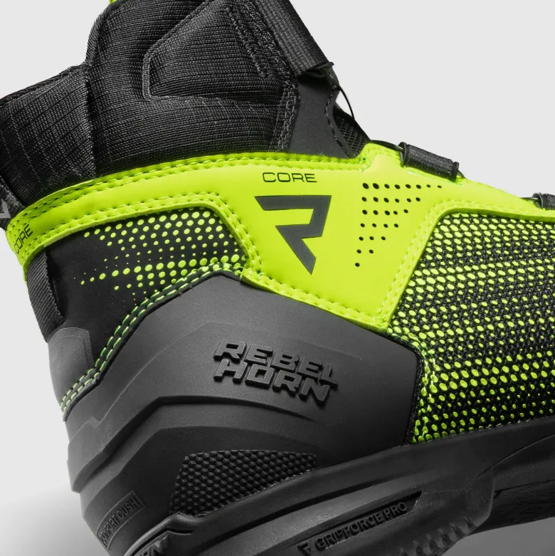 Buty krótkie REBELHORN CORE BLACK/FLUO YELLOW czarny żółty fluo