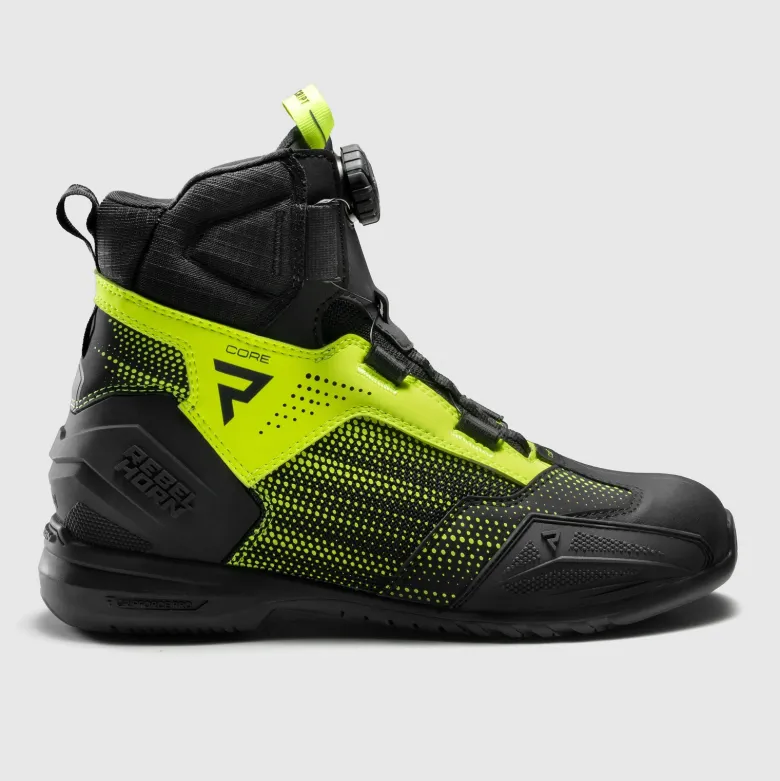 Buty krótkie REBELHORN CORE BLACK/FLUO YELLOW czarny żółty fluo