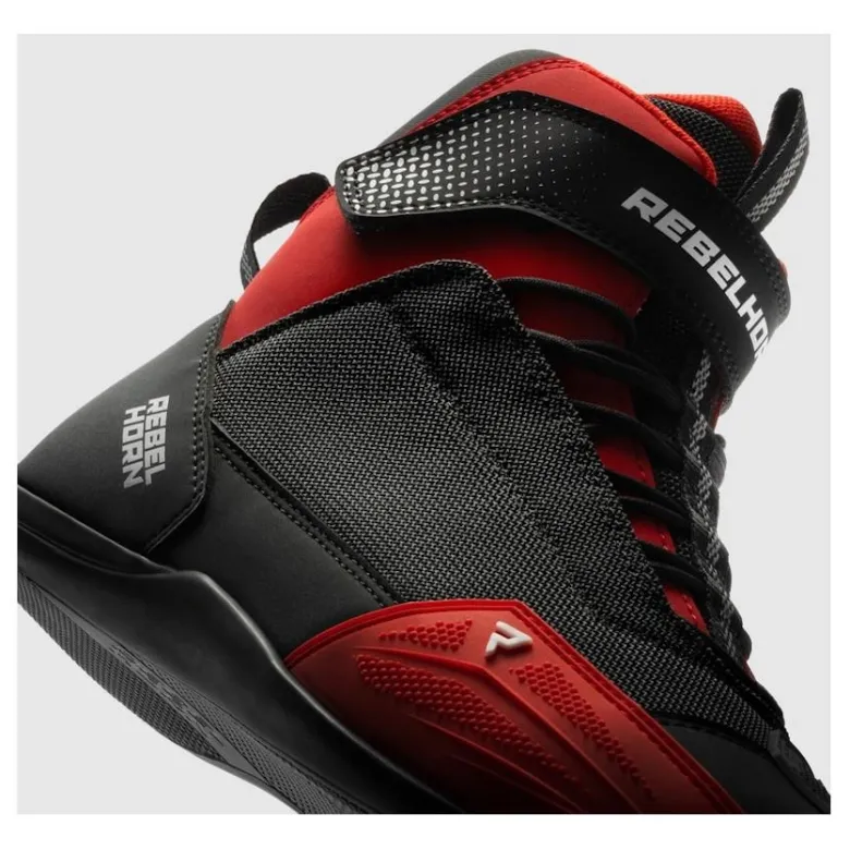 Buty krótkie REBELHORN SWIFT BLACK/RED czarny czerwony