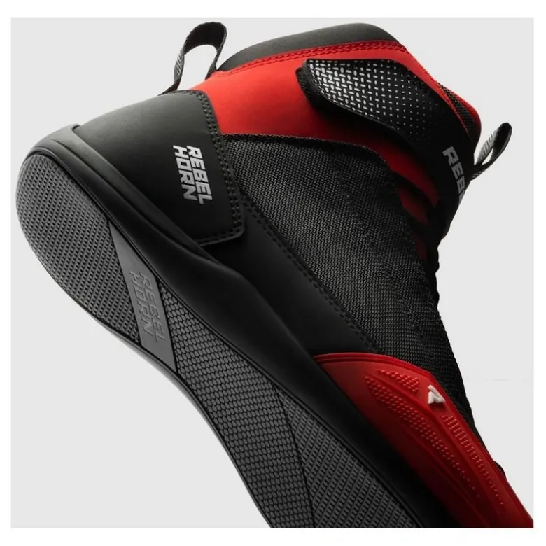 Buty krótkie REBELHORN SWIFT BLACK/RED czarny czerwony