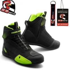 Buty krótkie REBELHORN SWIFT BLACK/FLUO YELLOW czarny żółty fluo