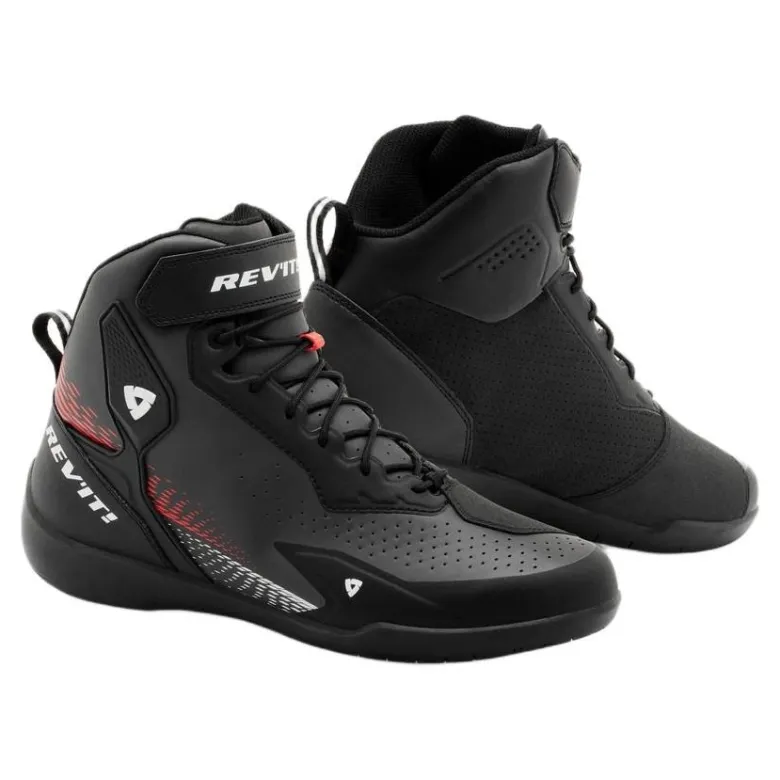 Buty krótkie REVIT G-FORCE 2 BLACK/NEON RED czarny czerwony