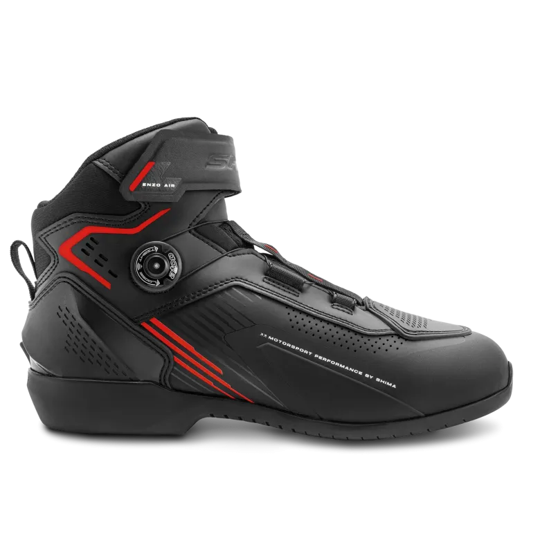 Buty krótkie SHIMA ENZO AIR BLACK/RED czarny czerwony