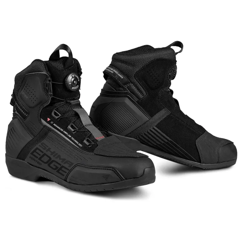Buty motocyklowe krótkie Shima Edge Vent Men czarny