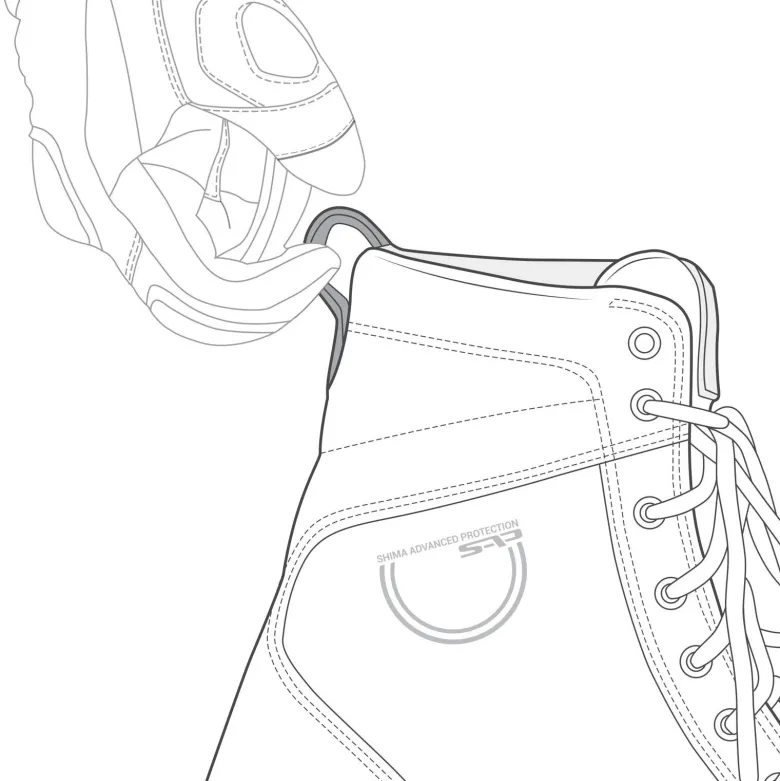 Buty motocyklowe SHIMA THOMSON BROWN brązowy