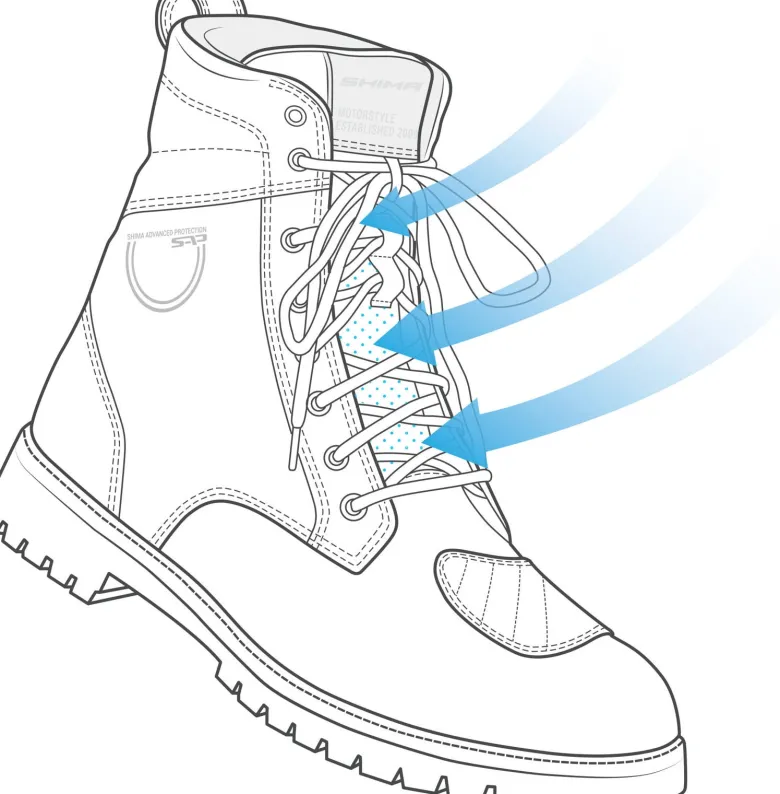 Buty motocyklowe SHIMA THOMSON BROWN brązowy