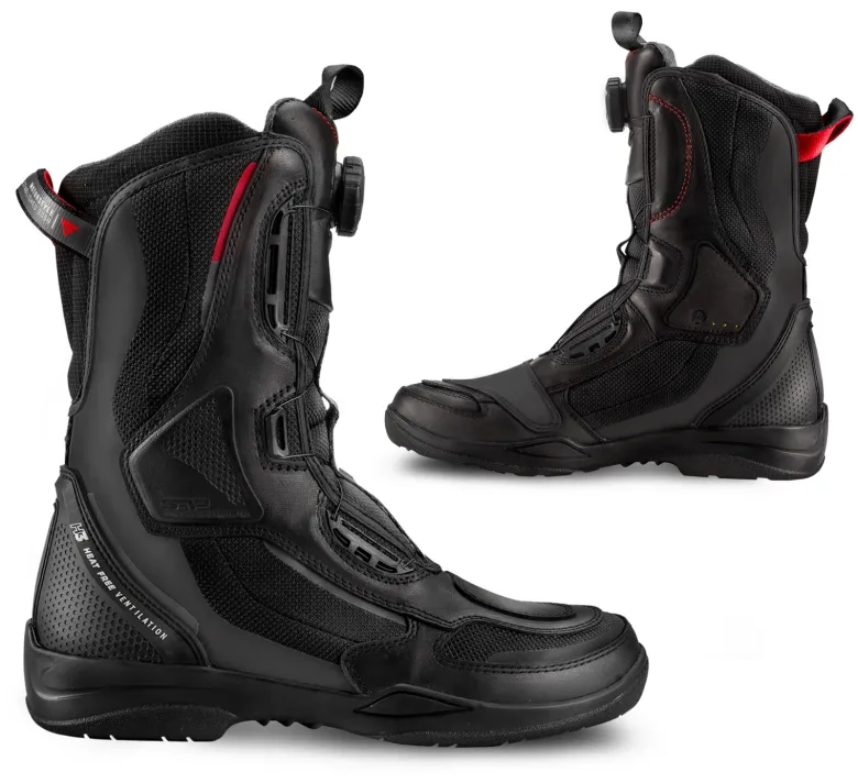 Buty turystyczne damskie SHIMA STRATO LADY czarny szary czerwony fluo