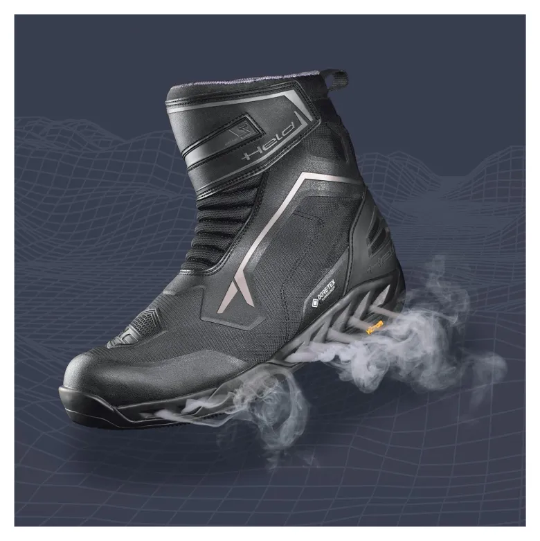 Buty turystyczne HELD VENTUMA SURROUND GTX GORE-TEX BLACK czarny