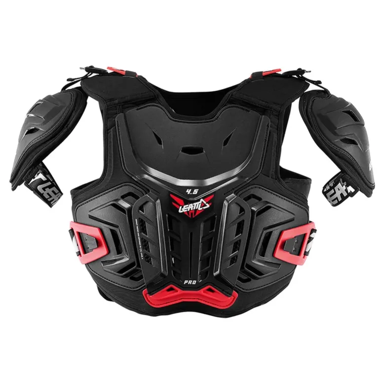 Buzer dziecięcy LEATT CHEST PROTECTOR 4.5 PRO JUNIOR BLACK/RED czarny czerwony