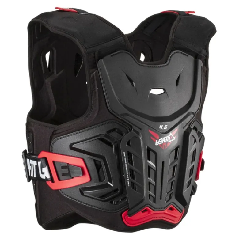 Buzer dziecięcy LEATT CHEST PROTECTOR 4.5 JUNIOR BLACK/RED czarny czerwony