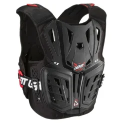 Buzer dziecięcy LEATT CHEST PROTECTOR 4.5 JUNIOR BLACK/RED czarny czerwony