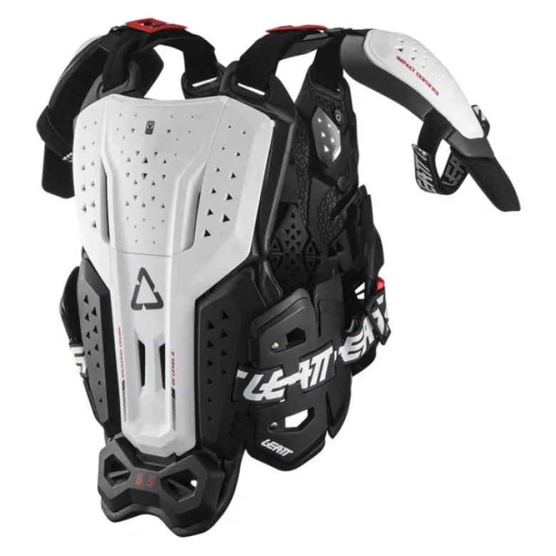 Buzer LEATT CHEST PROTECTOR 6.5 PRO WHITE czarny biały