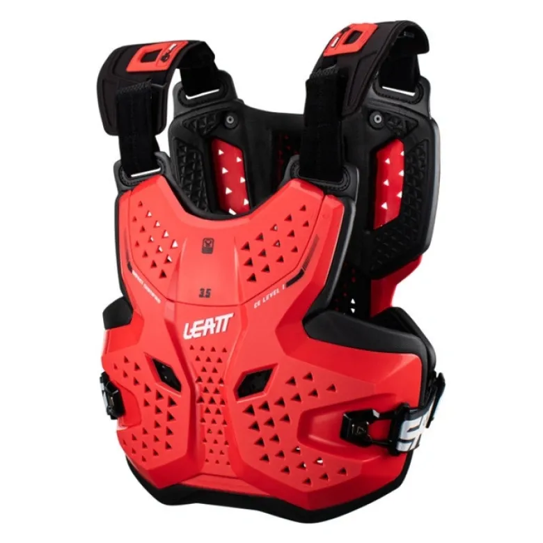 Buzer LEATT CHEST PROTECTOR 3.5 RED czerwony czarny