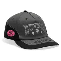 Czapka z daszkiem FOX ADJUSTABLE BLACK czarny