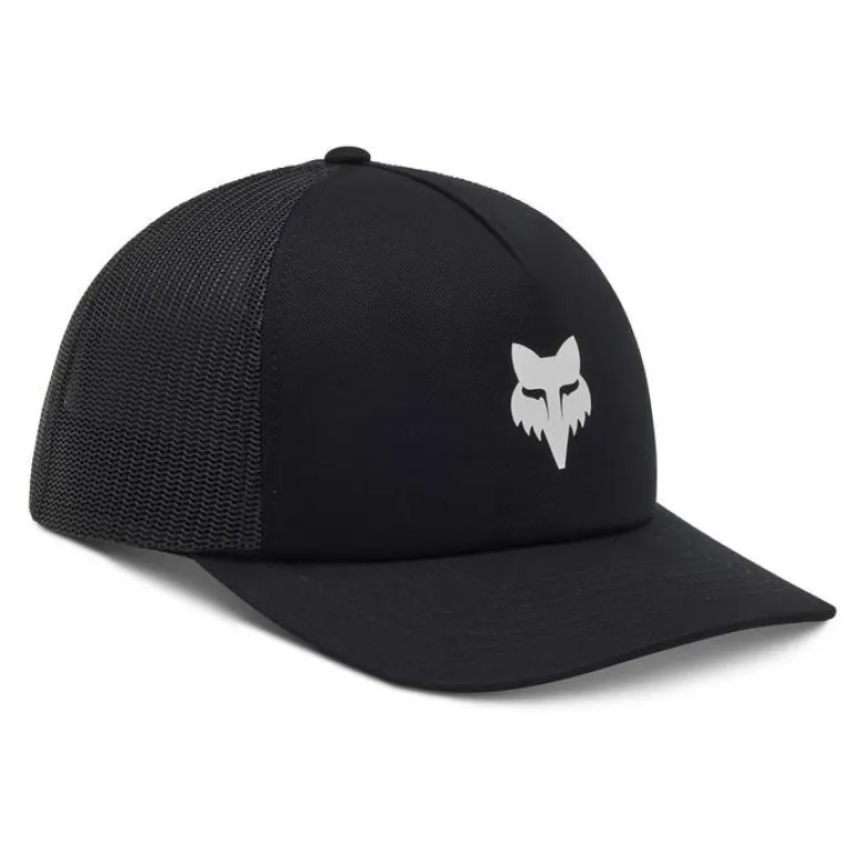 Czapka z daszkiem FOX HEAD TRUCKER BLACK czarny