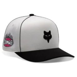 Czapka z daszkiem FOX SNAPBACK WHITE biały