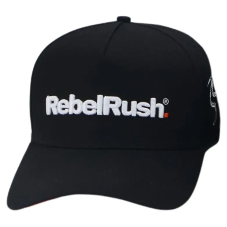 Czapka z daszkiem REBELRUSH BLACK czarny