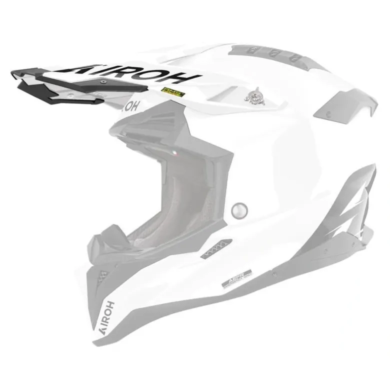 Daszek do kasku AIROH AVIATOR 3 COLOR WHITE GLOSS biały