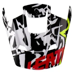 Daszek do kasku LEATT MOTO 3.5 JUNIOR ZEBRA czarny biały