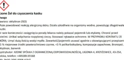 Żel do czyszczenia kasku XZONE GIGA TURBO GEL 250ml