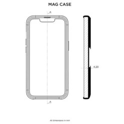 Etui na telefon QUAD LOCK MAG iPhone 12 mini czarny