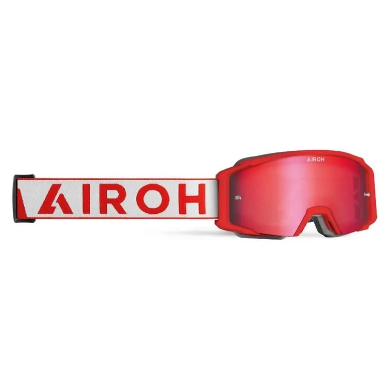Gogle motocyklowe AIROH BLAST XR1 RED MATT czerwony