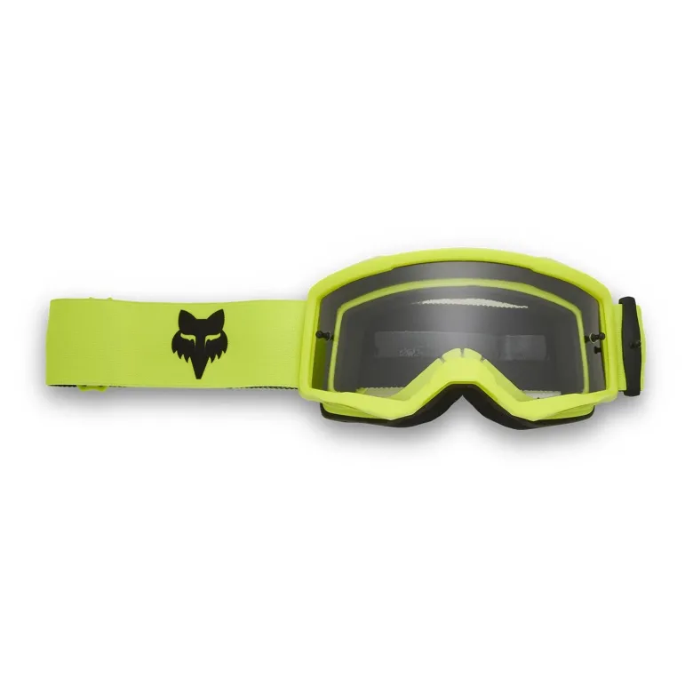 Gogle motocyklowe dziecięce FOX JUNIOR MAIN CORE FLUO YELLOW żółty fluo