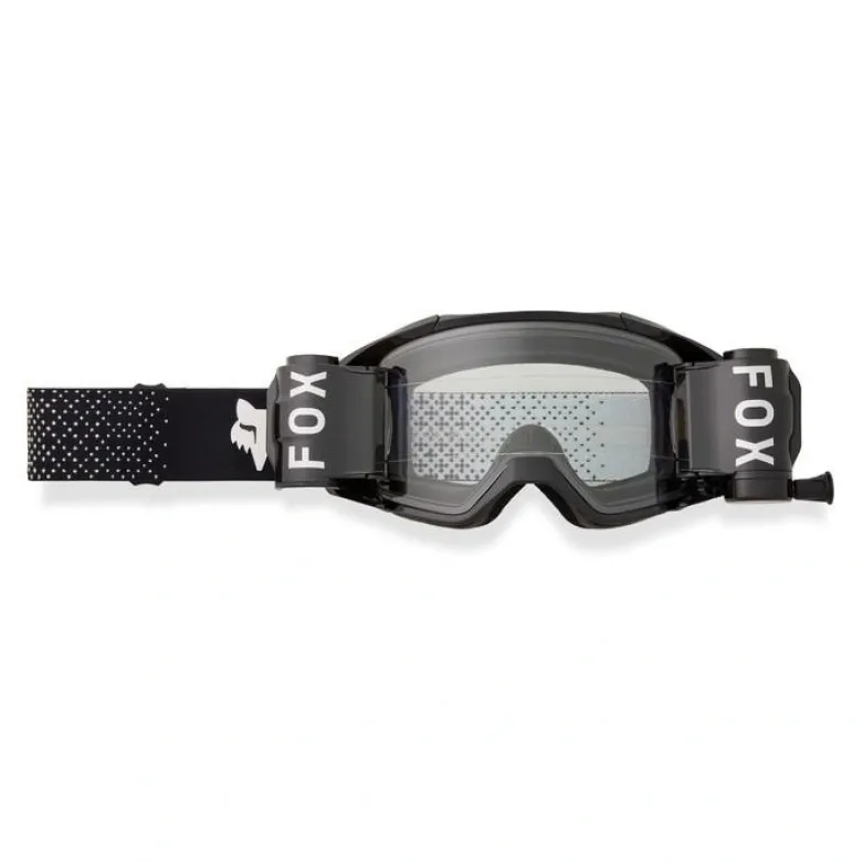 Gogle motocyklowe FOX VUE ROLL-OFF BLACK czarny