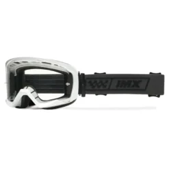 Gogle motocyklowe IMX ENDURANCE RACE WHITE GLOSS/BLACK SZYBA DARK SMOKE + CLEAR biały czarny