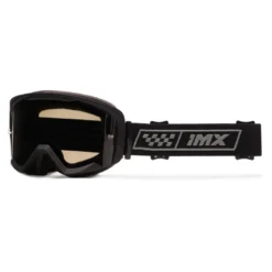 Gogle motocyklowe IMX ENDURANCE RACE BLACK MATT/GREY SZYBA DARK SMOKE + CLEAR czarny mat szary
