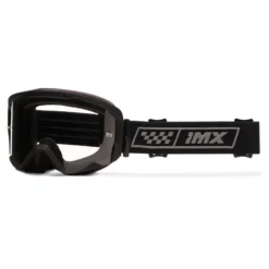 Gogle motocyklowe IMX ENDURANCE RACE BLACK MATT/GREY SZYBA DARK SMOKE + CLEAR czarny mat szary