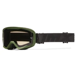 Gogle motocyklowe IMX ENDURANCE FLIP GREEN MATT/BLACK SZYBA DARK SMOKE + CLEAR zielony czarny