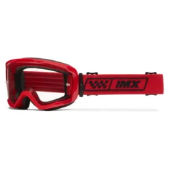Gogle motocyklowe IMX ENDURANCE RACE RED GLOSS/RED SZYBA DARK SMOKE + CLEAR czerwony