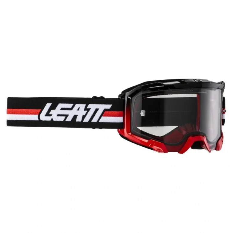 Gogle motocyklowe LEATT VELOCITY 4.5 58 VLT RED LIGHT GREY czerwony