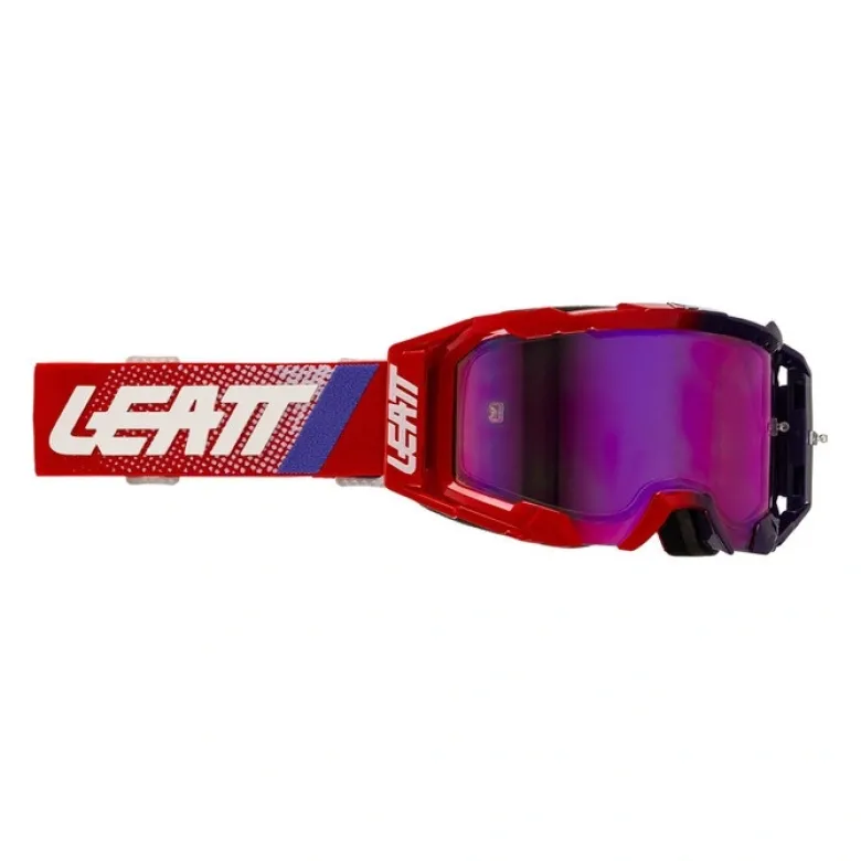 Gogle motocyklowe LEATT VELOCITY 5.5 IRIZ 68 VLT FLAME BRONZE czerwony