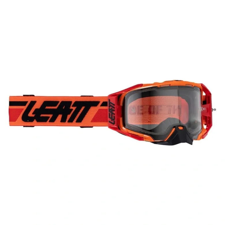 Gogle motocyklowe LEATT VELOCITY 6.5 83 VLT FLAME CLEAR pomarańczowy