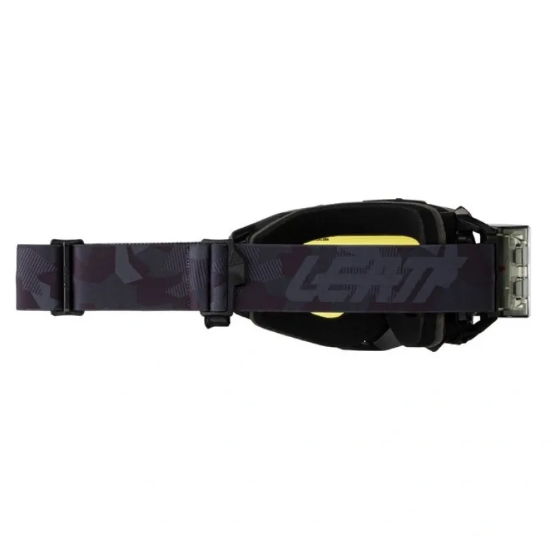 Gogle motocyklowe LEATT VELOCITY 5.5 ROLL-OFF 70 VLT STEALTH YELLOW czarny
