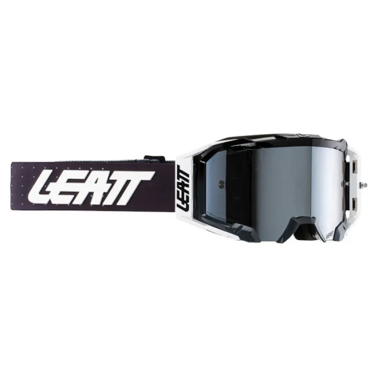 Gogle motocyklowe LEATT VELOCITY 5.5 IRIZ 28 VLT GRAPHITE PLATINUM biały grafitowy