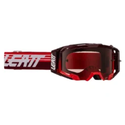Gogle motocyklowe LEATT VELOCITY 5.5 CRYZTAL 32 VLT RUBY ROSE czerwony
