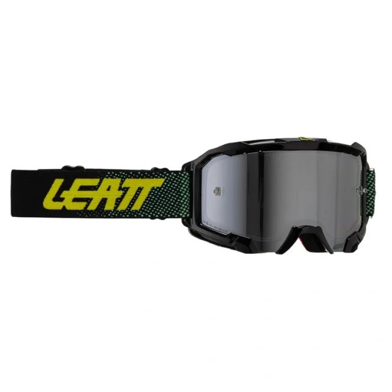 Gogle motocyklowe LEATT VELOCITY 4.5 IRIZ 50 VLT BLACK SILVER czarny