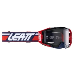 Gogle motocyklowe LEATT VELOCITY 6.5 58 VLT ROYAL LIGHT GREY czerwony granatowy