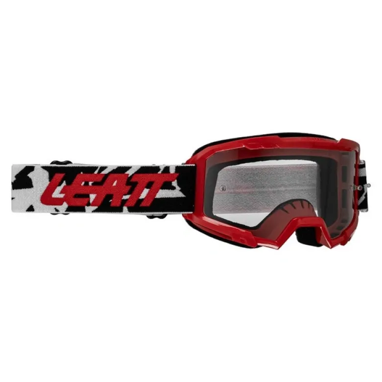 Gogle motocyklowe LEATT VIZION 2.5S 90 VLT RED CLEAR czerwony