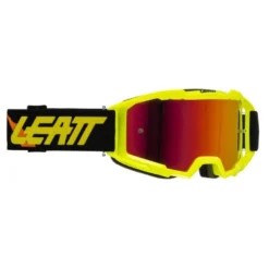 Gogle motocyklowe LEATT VIZION 3.5 IRIZ 45 VLT LIME RED żółty