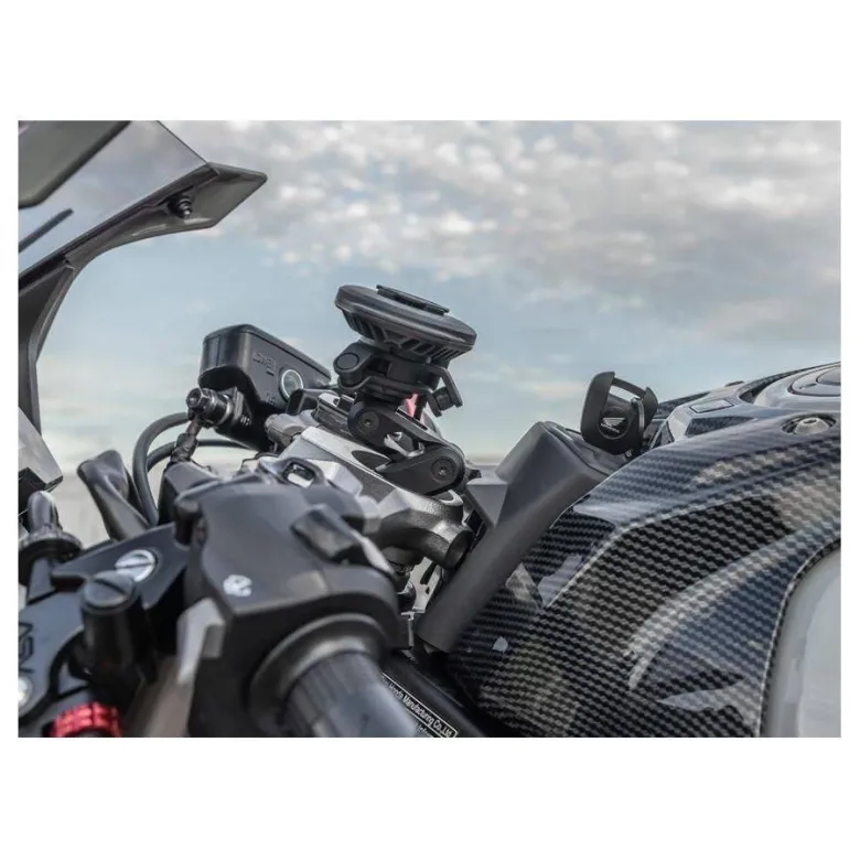 Głowica QUAD LOCK wodoodporna z ładowarką indukcyjną 12-24V (V2) czarny