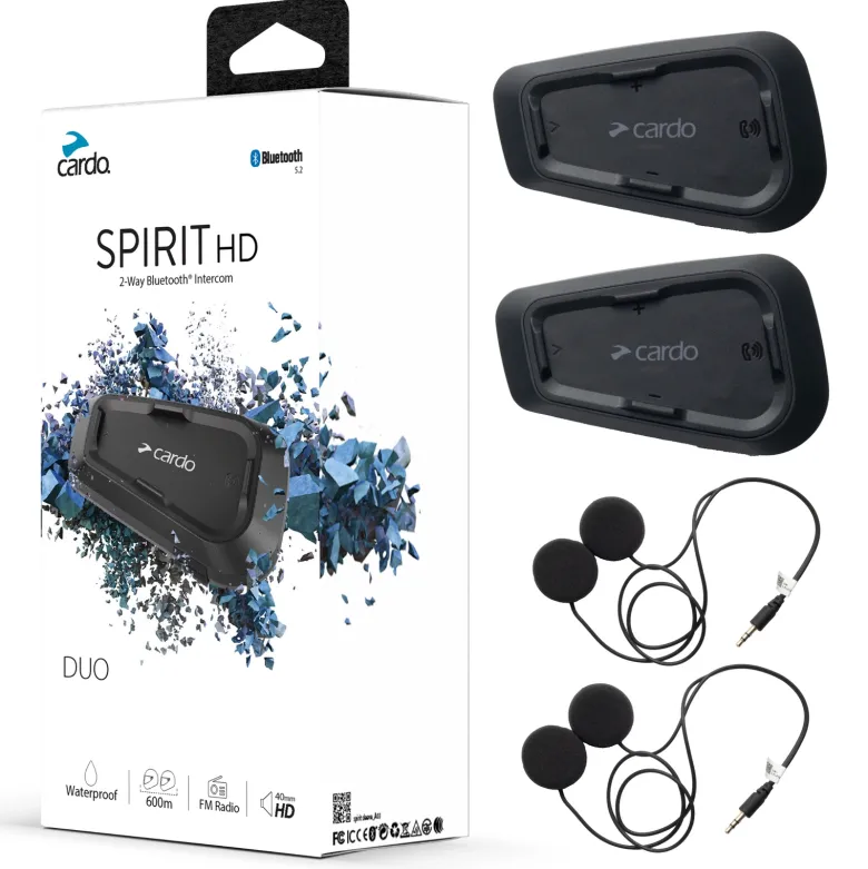 Interkom uniwersalny CARDO SPIRIT HD DUO