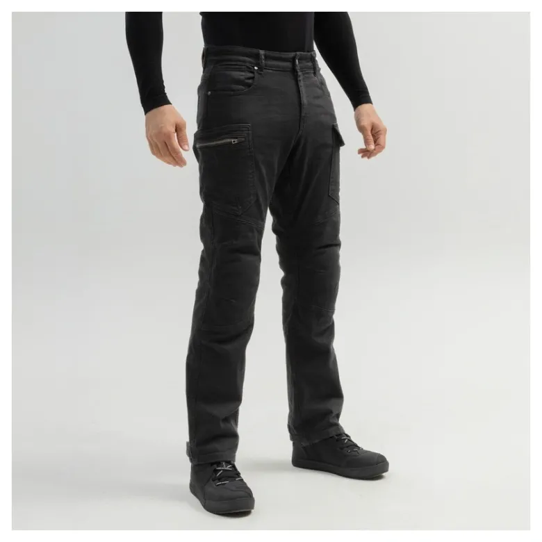 Jeansy motocyklowe BROGER BRONX BLACK czarny