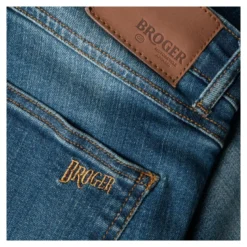 Jeansy motocyklowe BROGER CALIFORNIA WASHED BLUE niebieski