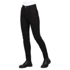 Jeansy motocyklowe damskie KNOX CALDER LADY BLACK czarny