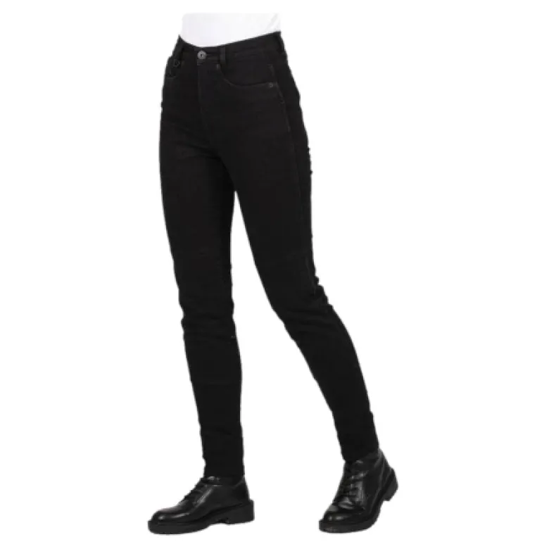 Jeansy motocyklowe damskie KNOX CALDER LADY BLACK czarny